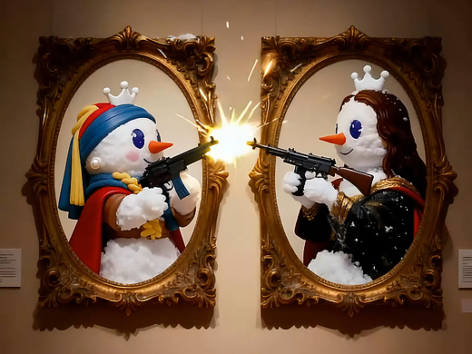 当蜜雪冰城遇上世界名画