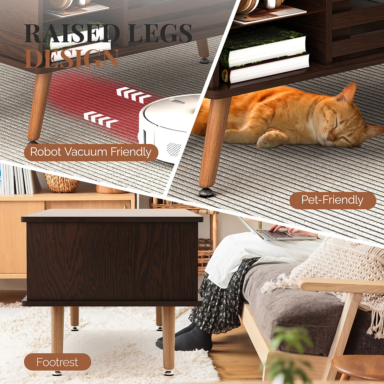 亚马逊升降咖啡桌场景渲染