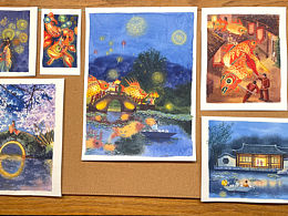 ?水彩畫｜光影氛圍合集