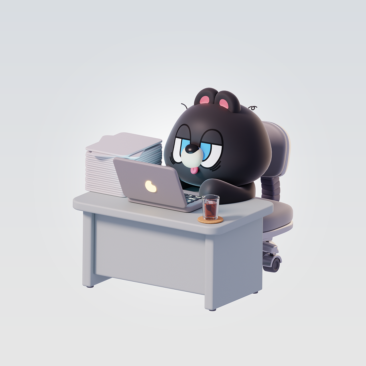 日常篇|CHUCHUfamily（图ZMzk3MzkzNTYw） - 其他三维 - 站酷设计师ODOWORKS原创素材 - 站酷ZCOOL