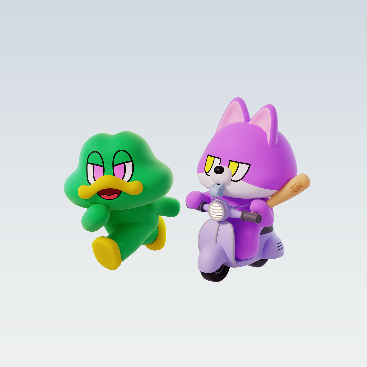 日常篇|CHUCHUfamily（图ZMzk3MzkzNTQ4） - 其他三维 - 站酷设计师ODOWORKS原创素材 - 站酷ZCOOL