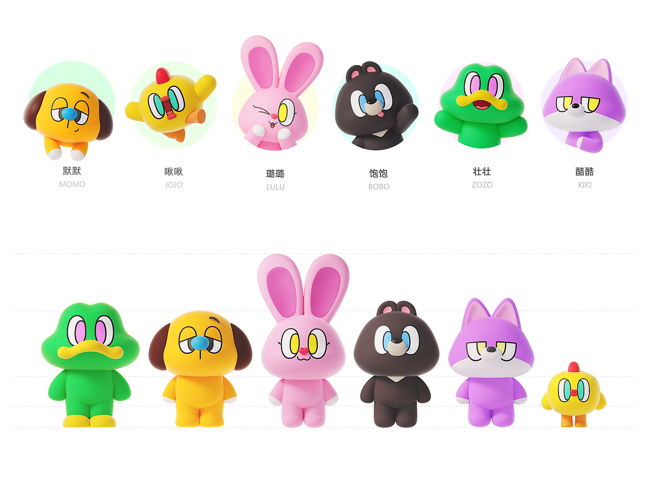 日常篇|CHUCHUfamily（图ZMzk3Mzk0NDA0） - 其他三维 - 站酷设计师ODOWORKS原创素材 - 站酷ZCOOL