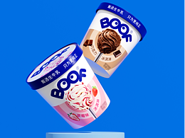 《BOOF》意式冰淇淋--冷饮雪糕包装设计 | 董得原创