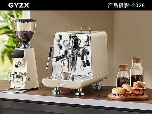产品摄影｜海氏C6二代机械师咖啡机｜家商用小型奶泡机