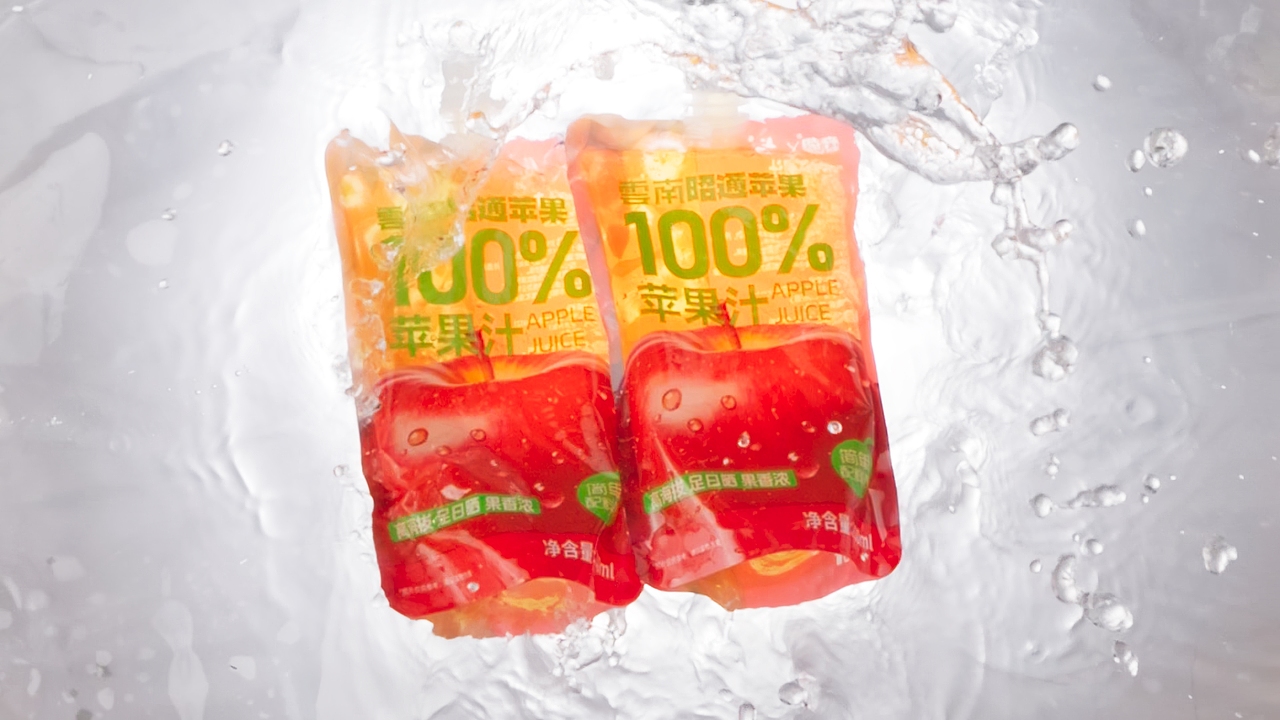 云南昭通100%苹果汁