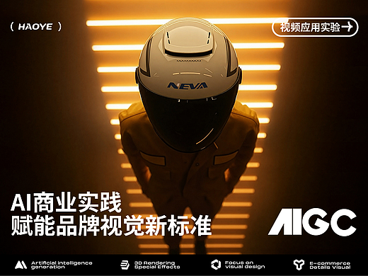 AIGC助力电商视觉×头盔系列AI生成 [动态化探索实践]