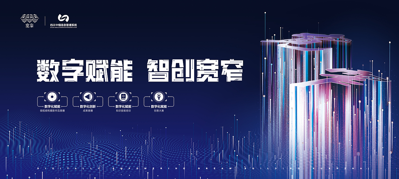 宽窄数字赋能海报