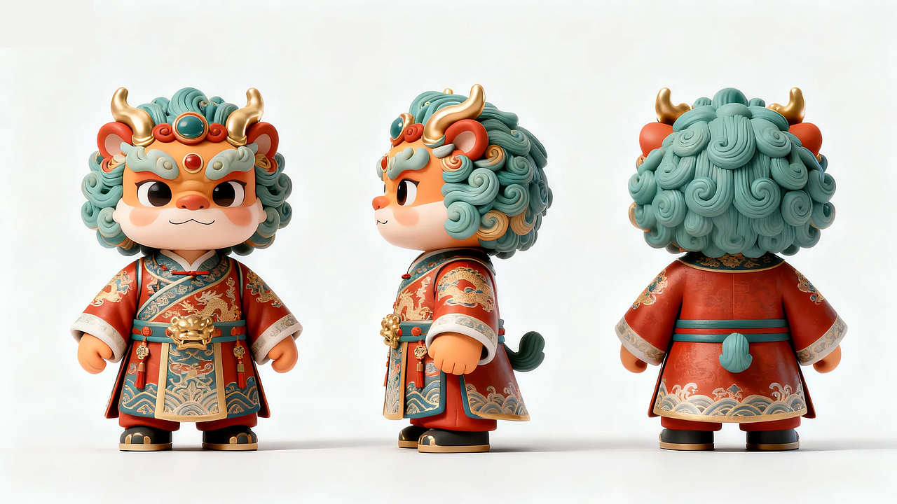 闽南风狮爷手办（图ZMzk3NDI0ODY4） - AI作品 - 站酷设计师roca原创素材 - 站酷ZCOOL