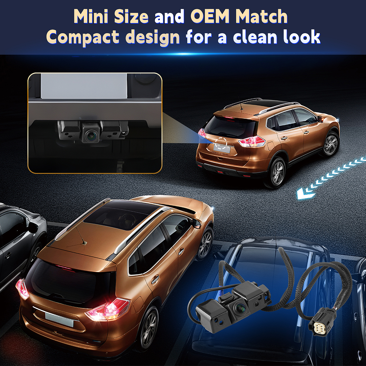 跨境电商亚马逊倒车摄像头主图+A+