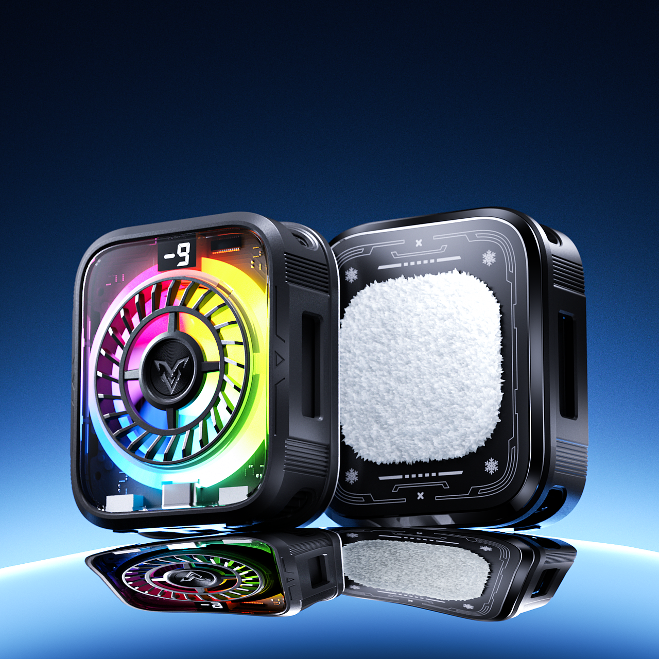 手机散热器、支架、电机、芯片渲染（图ZMzk3NDMzMzMy） - 产品 - 站酷设计师暴龙战士666原创素材 - 站酷ZCOOL