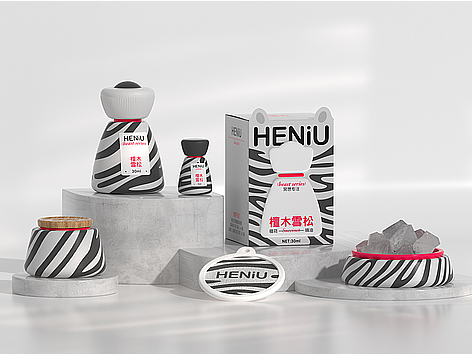 HENIU野兽系列植物精油丨精油包装设计