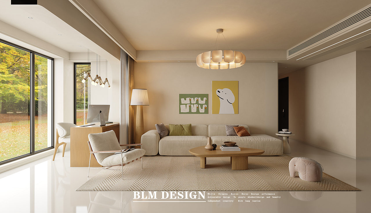 现代--白龙马效果图