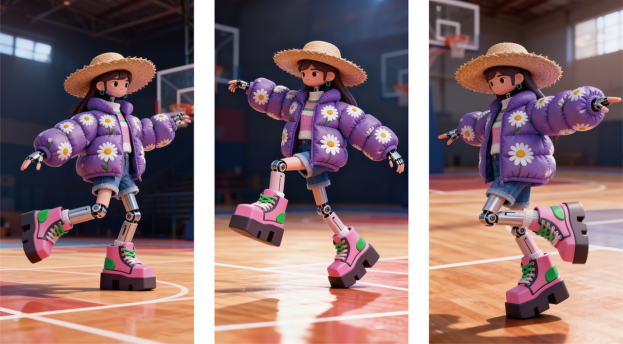 ‌霓娜Nina‌ | IP形象设计 | 全流程AI