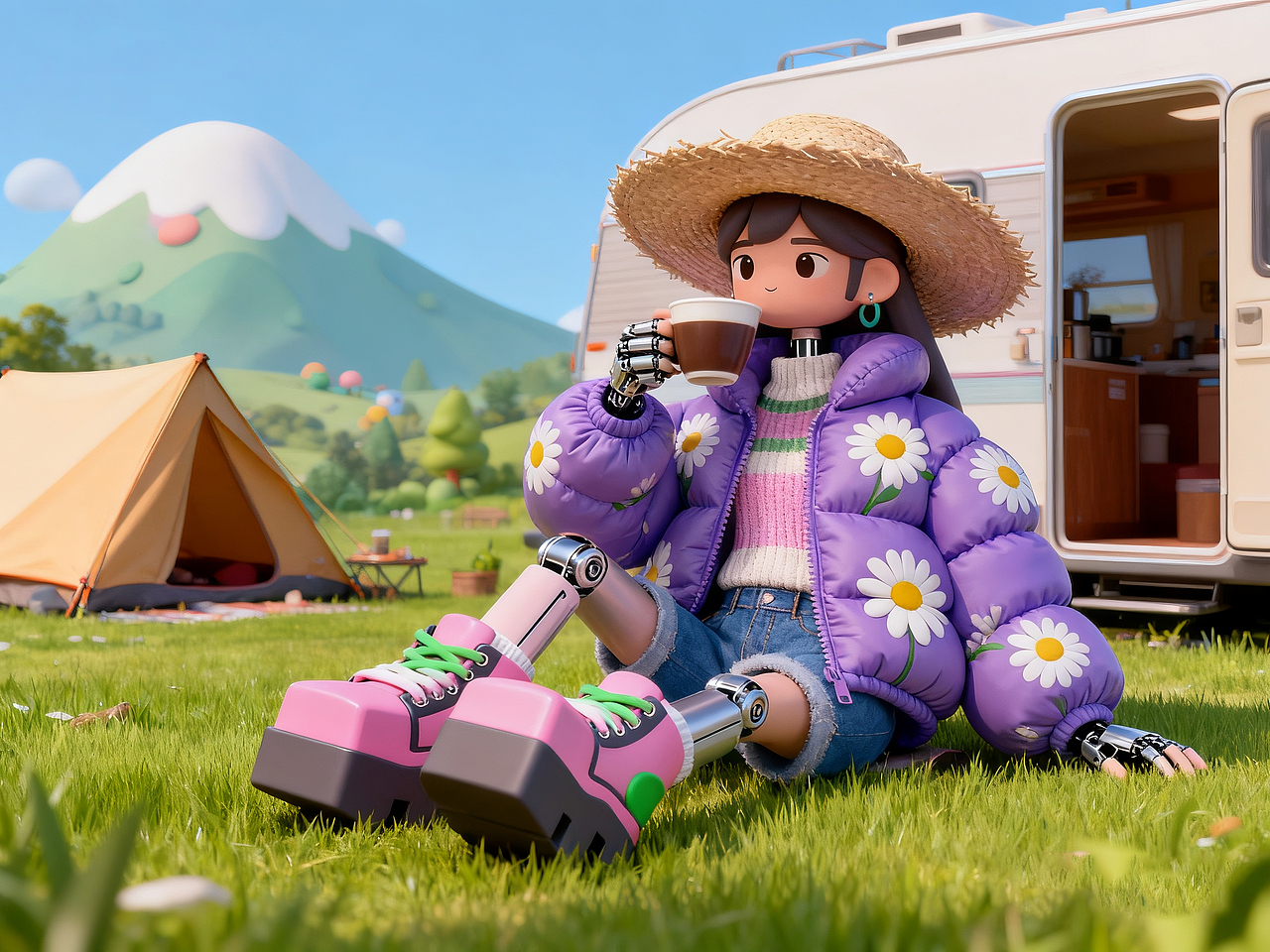 ‌霓娜Nina‌ | IP形象设计 | 全流程AI