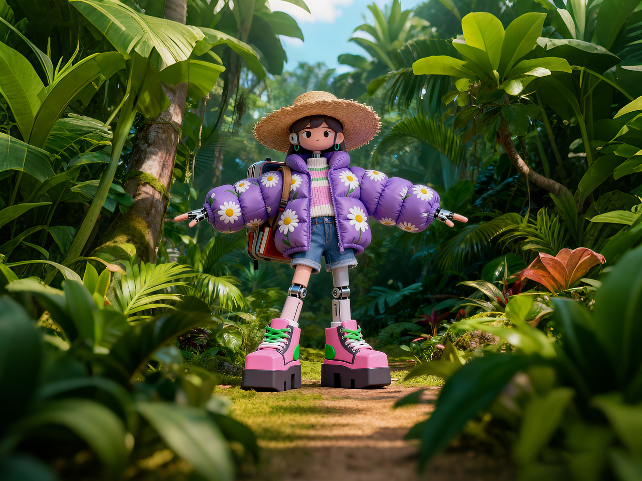 ‌霓娜Nina‌ | IP形象设计 | 全流程AI