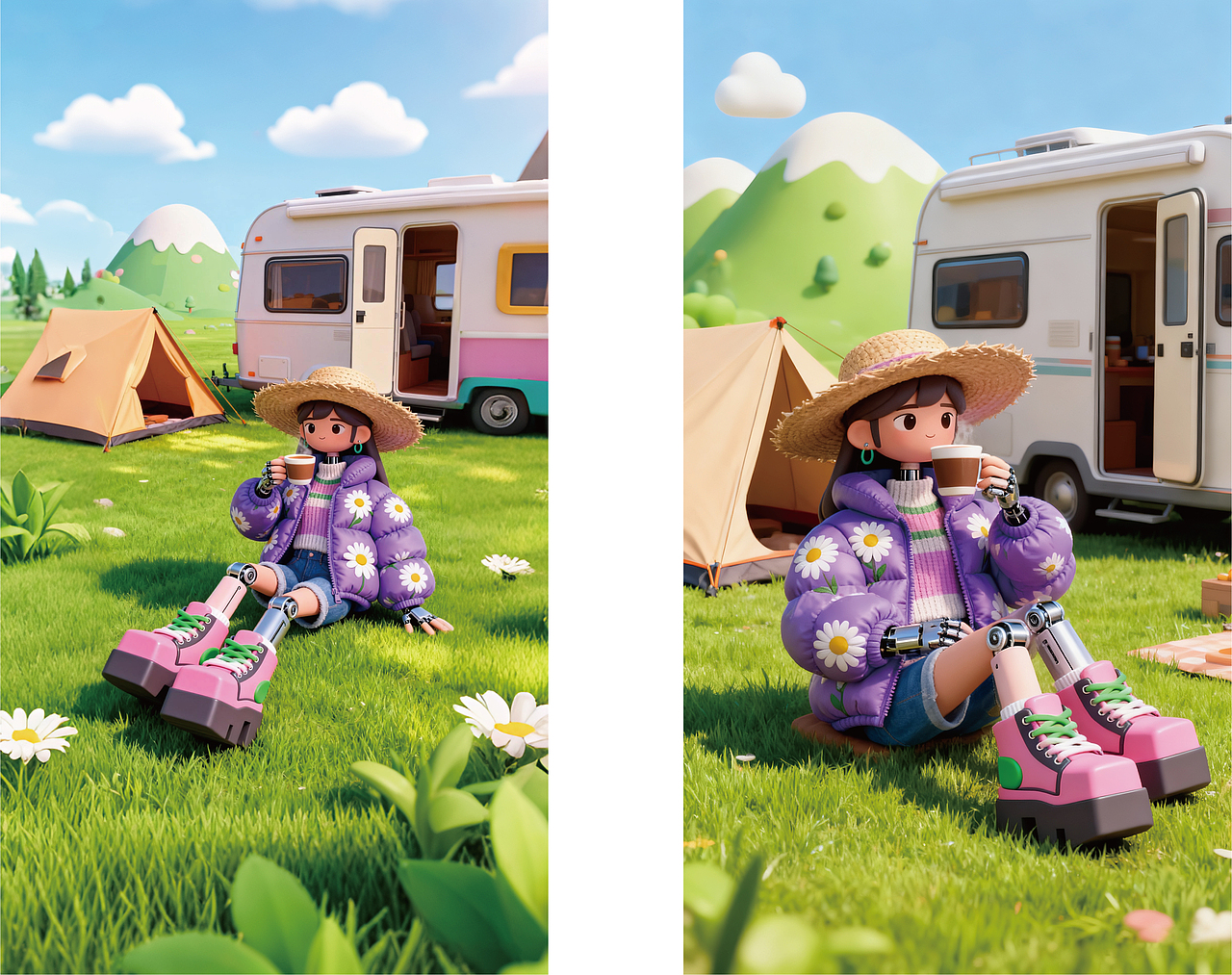 ‌霓娜Nina‌ | IP形象设计 | 全流程AI