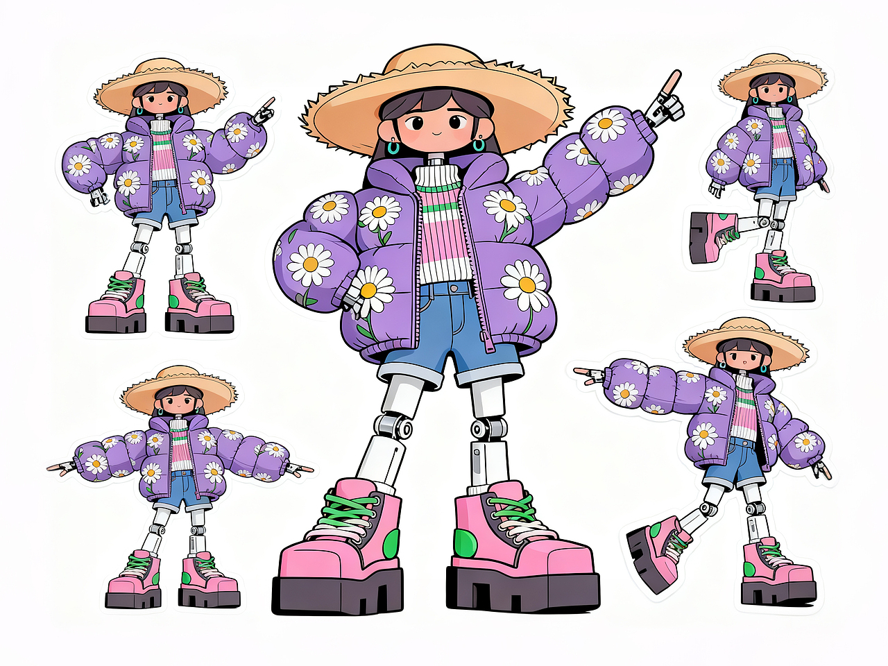 ‌霓娜Nina‌ | IP形象设计 | 全流程AI