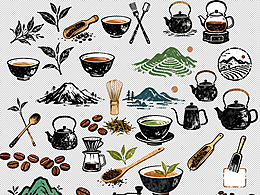茶叶和咖啡素材icon