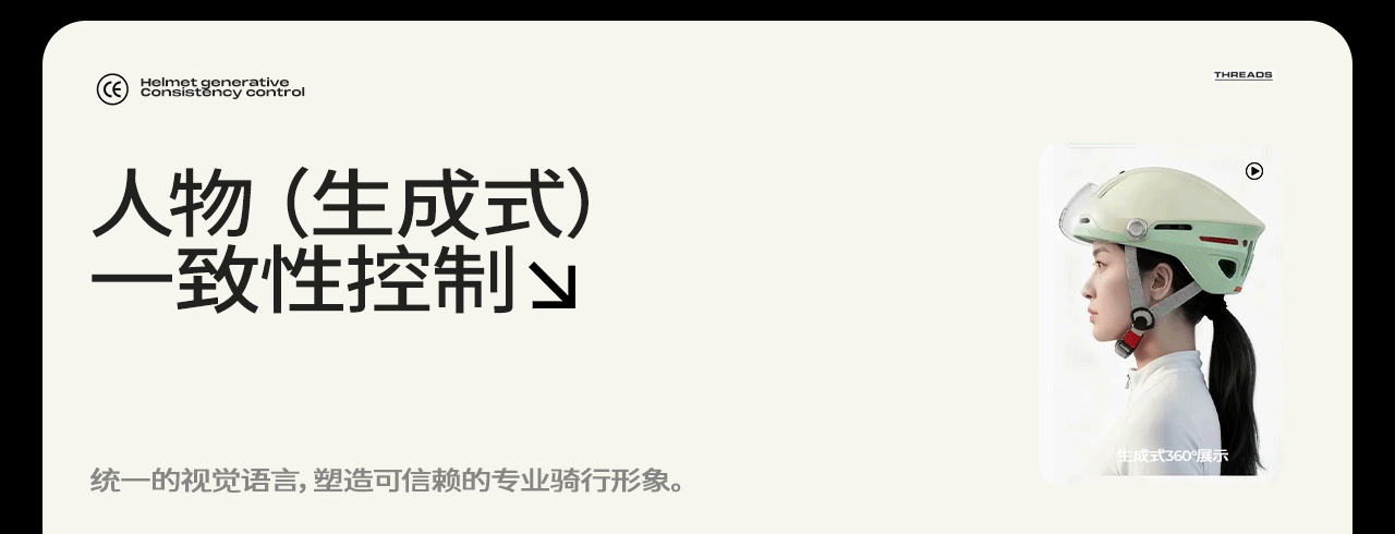 AIGC助力电商视觉×头盔系列AI生成 [动态化探索实践]