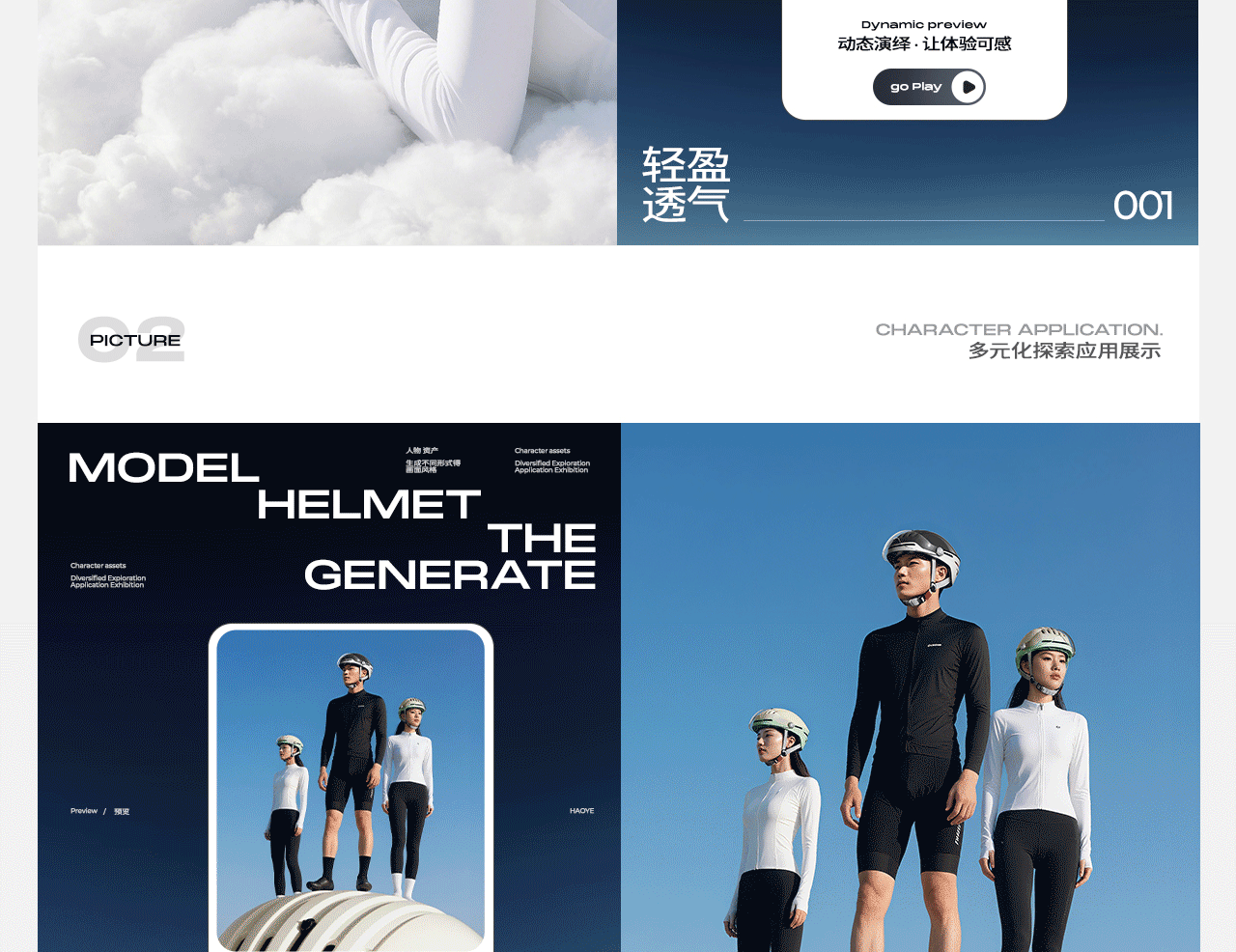 AIGC助力电商视觉×头盔系列AI生成 [动态化探索实践]