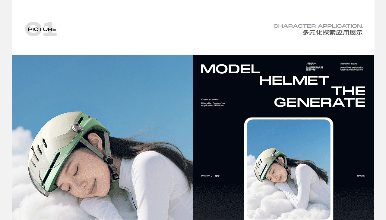 AIGC助力电商视觉×头盔系列AI生成 [动态化探索实践]