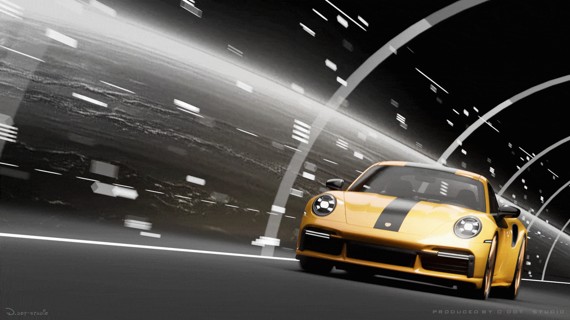 Porsche 911 Turbo s 动态设计短片