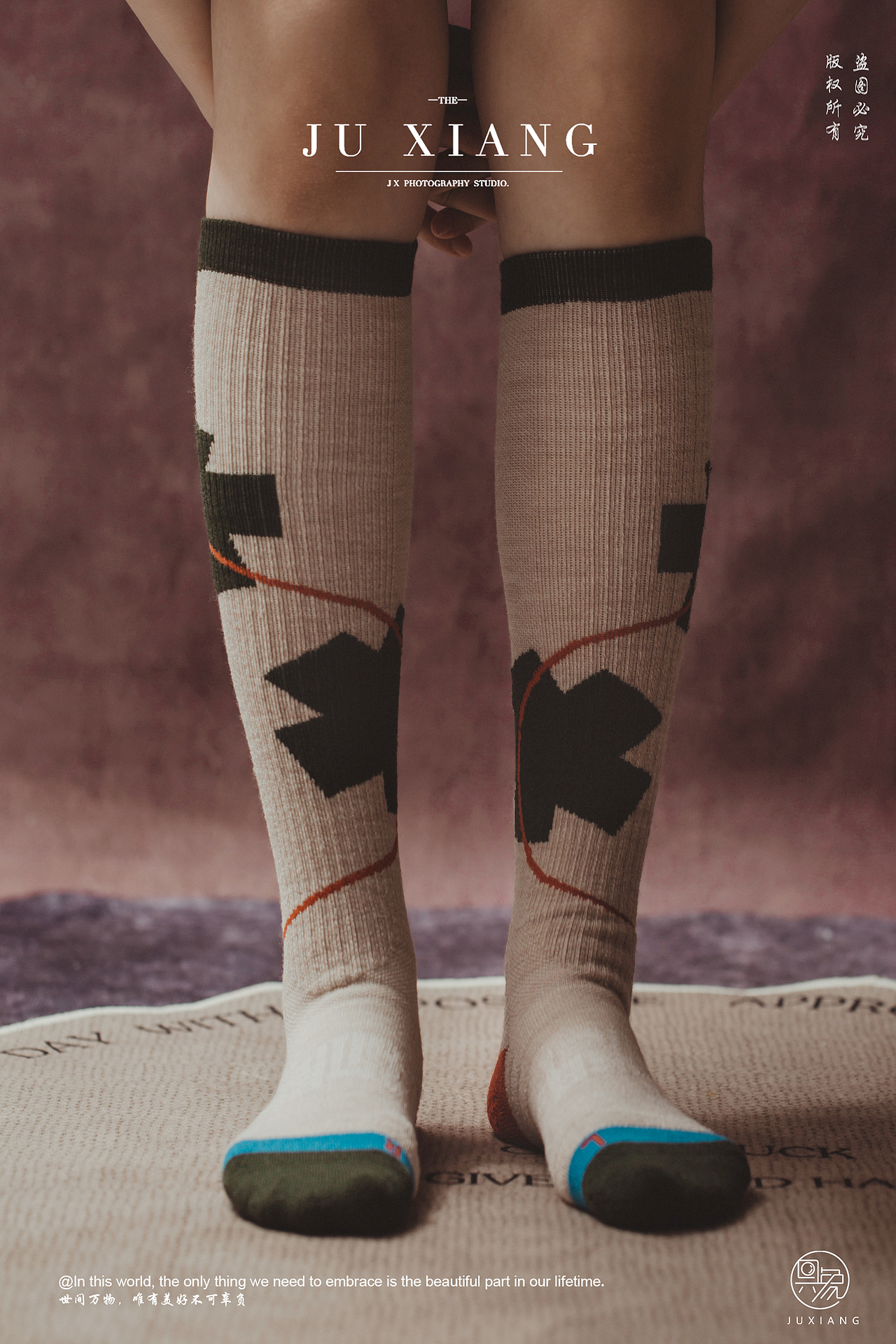 美式袜子拍摄案例