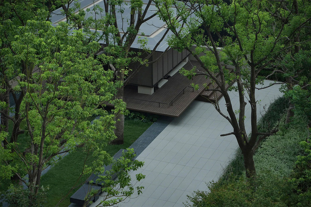 合肥万科朗拾森屿首开区示范区景观SU模型下载