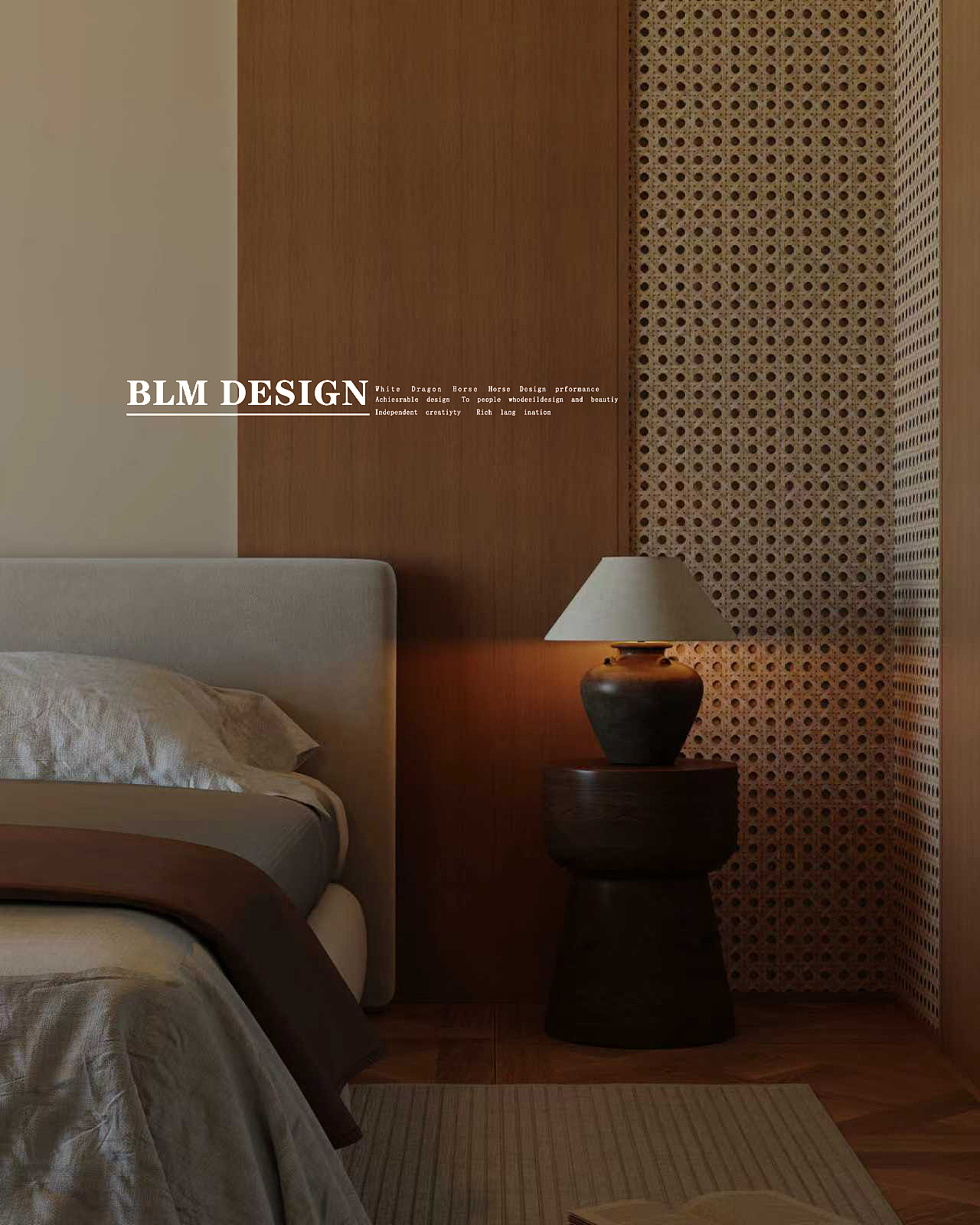 侘寂风格-白龙马效果图