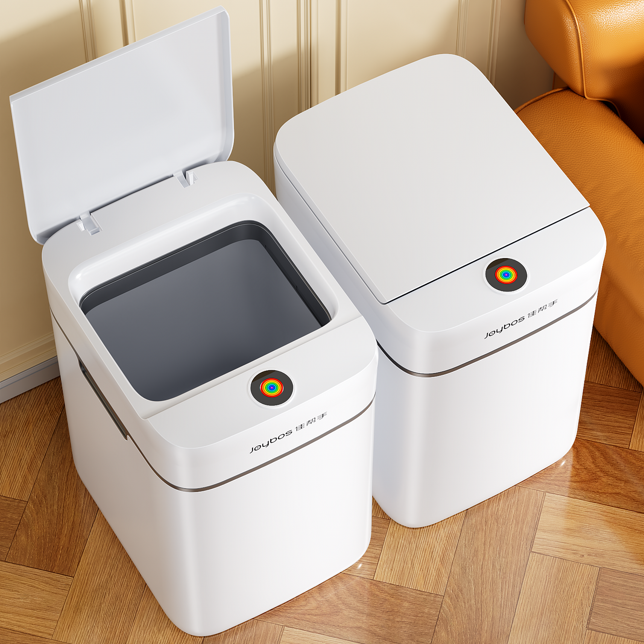 垃圾桶08产品渲染