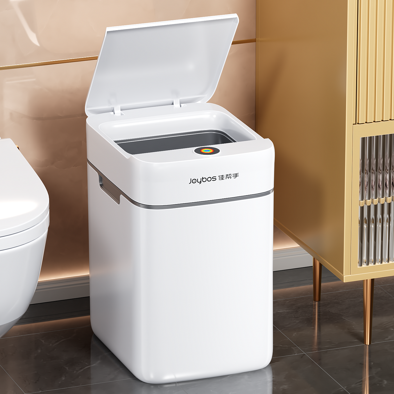 垃圾桶08产品渲染