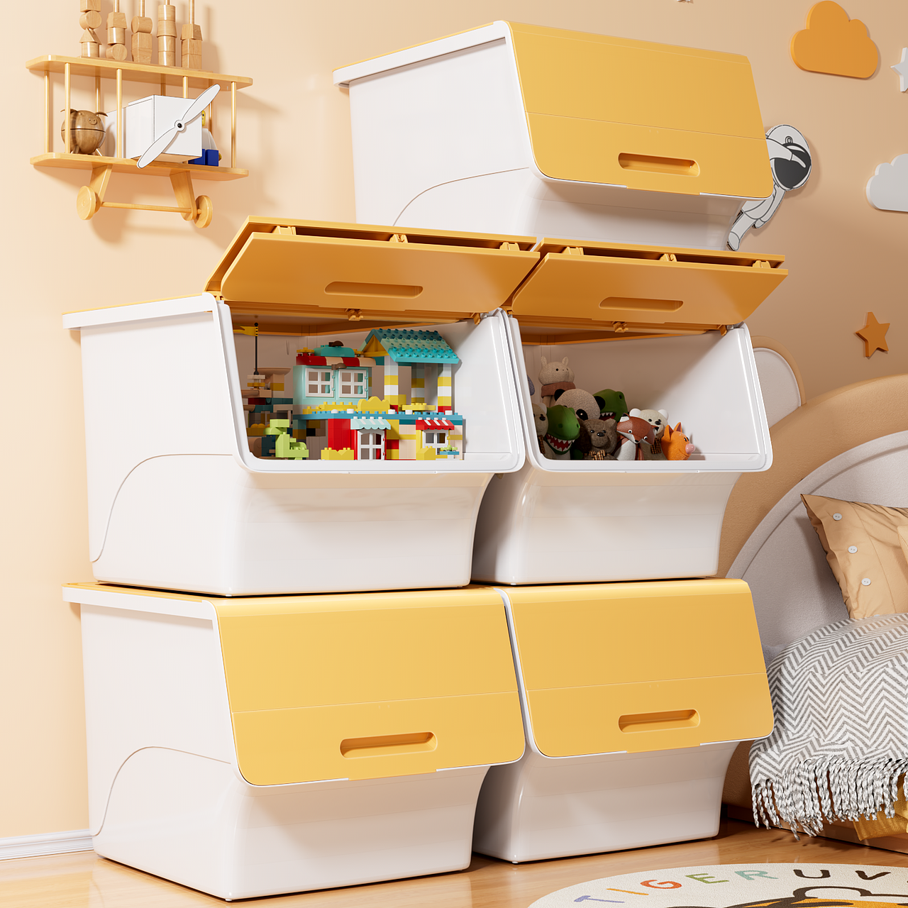 玩具收纳箱产品渲染（图ZMzk3NDg5ODUy） - 产品 - 站酷设计师Z294515243原创素材 - 站酷ZCOOL