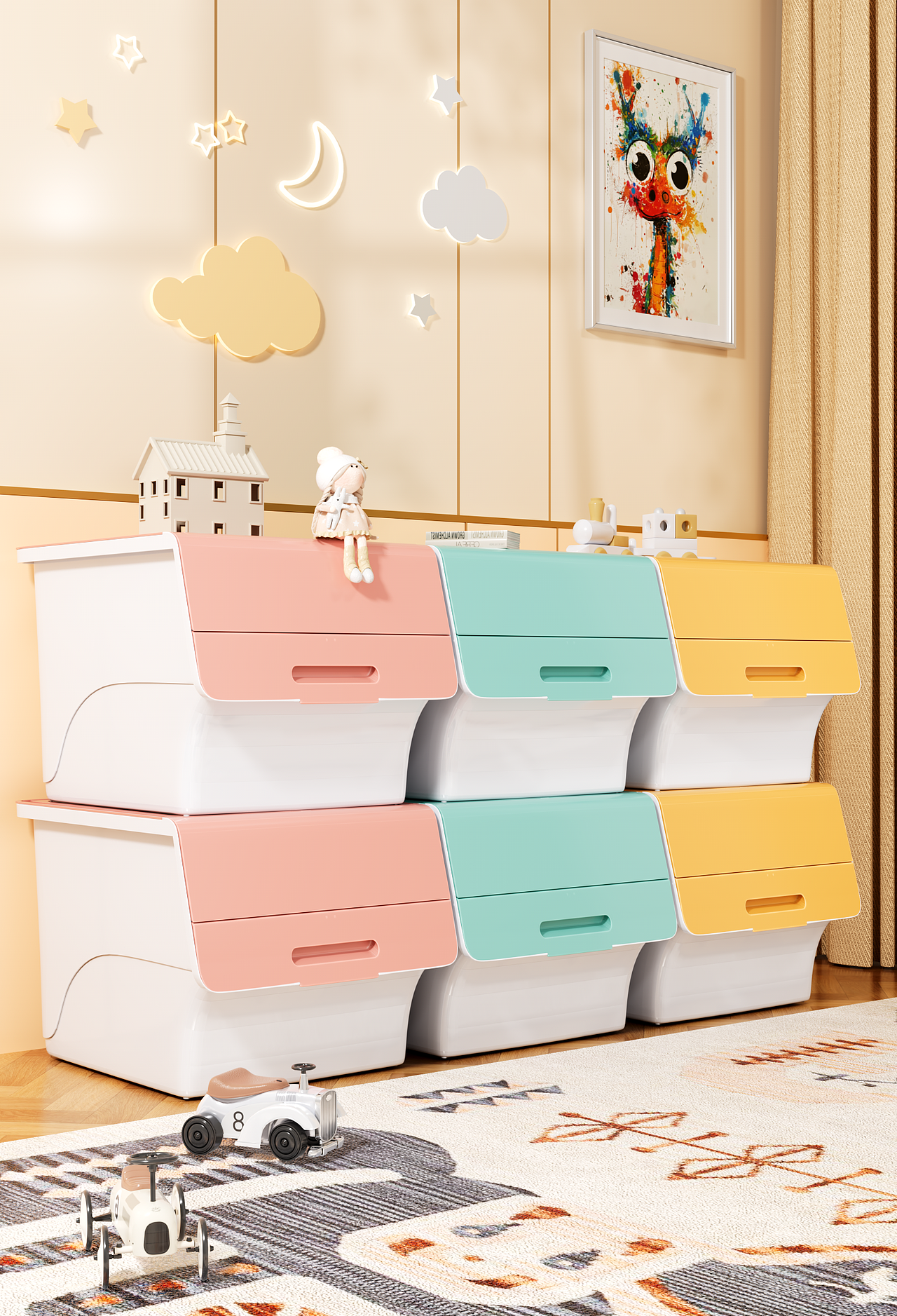 玩具收纳箱产品渲染（图ZMzk3NDg5ODgw） - 产品 - 站酷设计师Z294515243原创素材 - 站酷ZCOOL