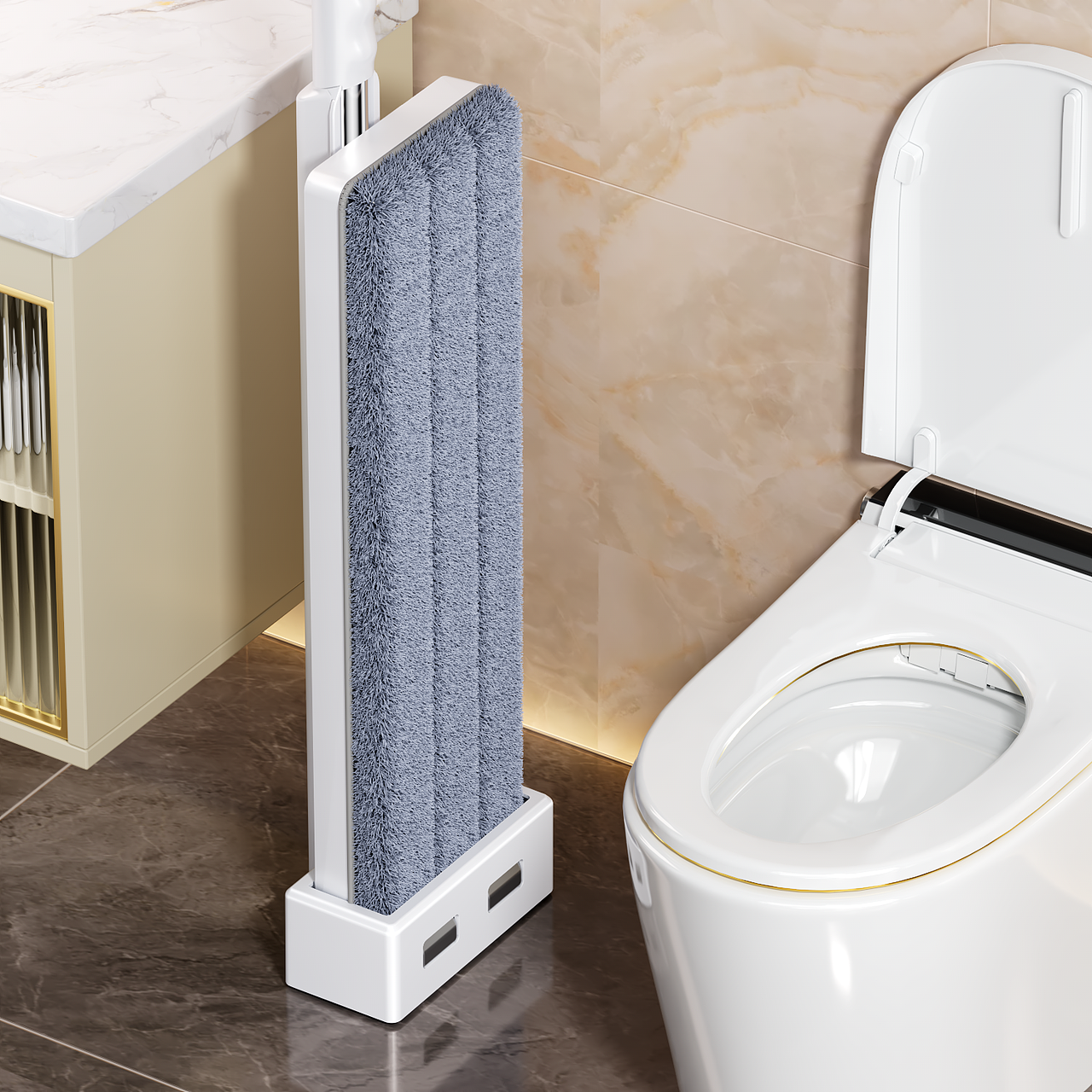 塑板拖把产品渲染