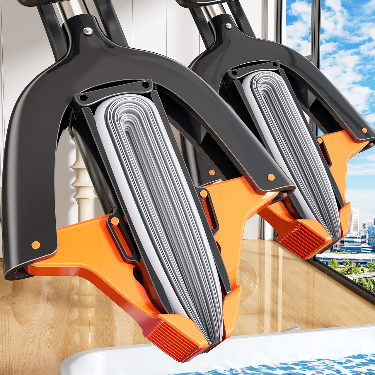 胶棉拖把U型产品渲染（图ZMzk3NDkyMTgw） - 产品 - 站酷设计师Z294515243原创素材 - 站酷ZCOOL