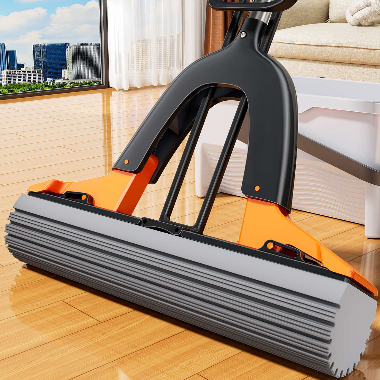 胶棉拖把U型产品渲染（图ZMzk3NDkyMjY0） - 产品 - 站酷设计师Z294515243原创素材 - 站酷ZCOOL