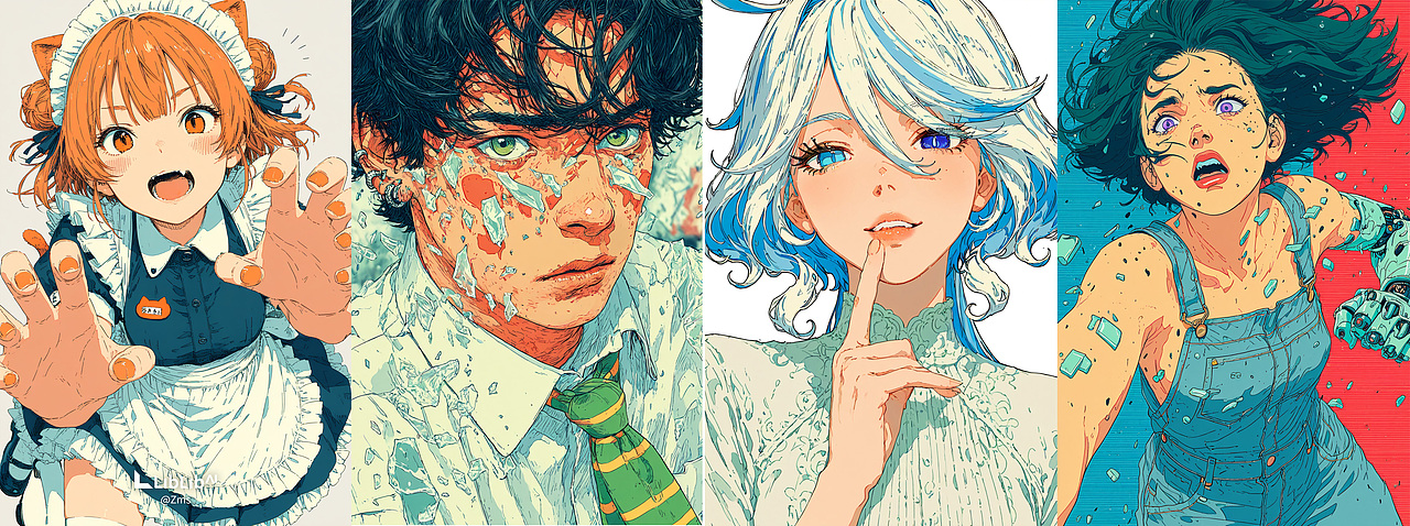 Outline Color_勾线彩画风系列