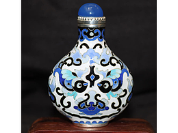 富贵双鱼鼻烟壶