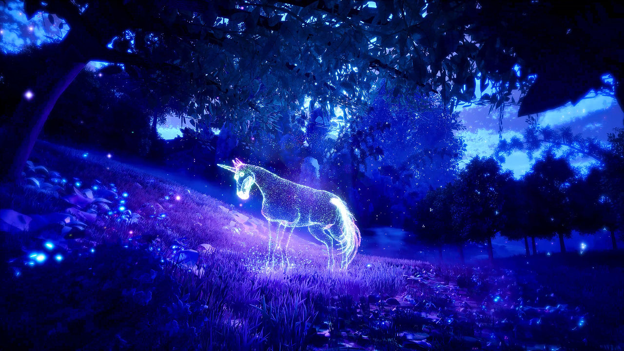 卡通风格化森林粒子生物环境展示3（图ZMzk3NDk3MDY4） - 影视后期 - 站酷设计师永恆守護視頻設計原创素材 - 站酷ZCOOL