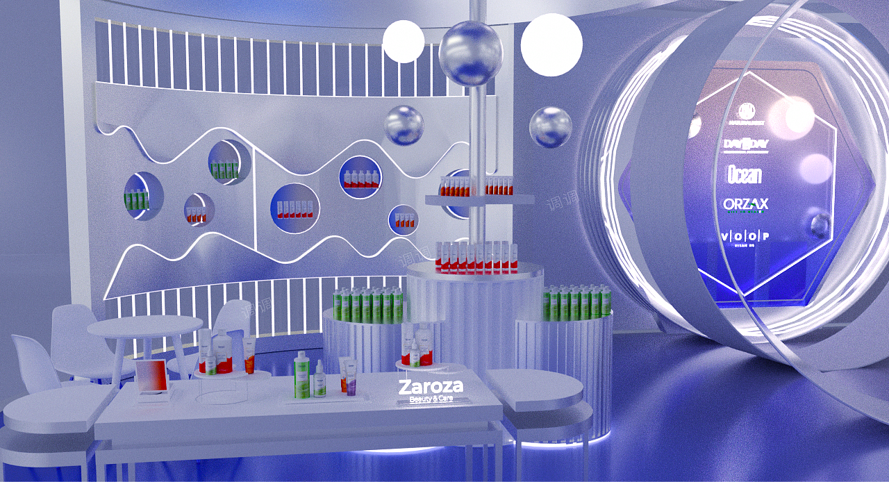 💙被这个美妆展馆狠狠拿捏住了!