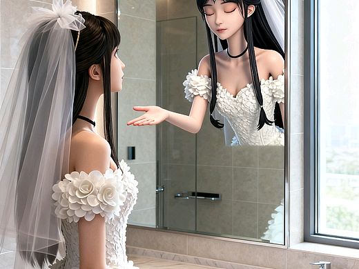 动漫婚纱