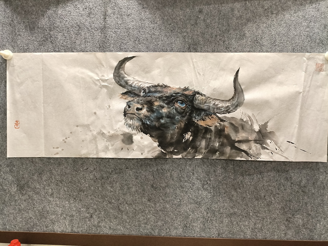 水牛系列（图ZMzk3NTAxMTg4） - 绘画 - 站酷设计师油麻子原创素材 - 站酷ZCOOL