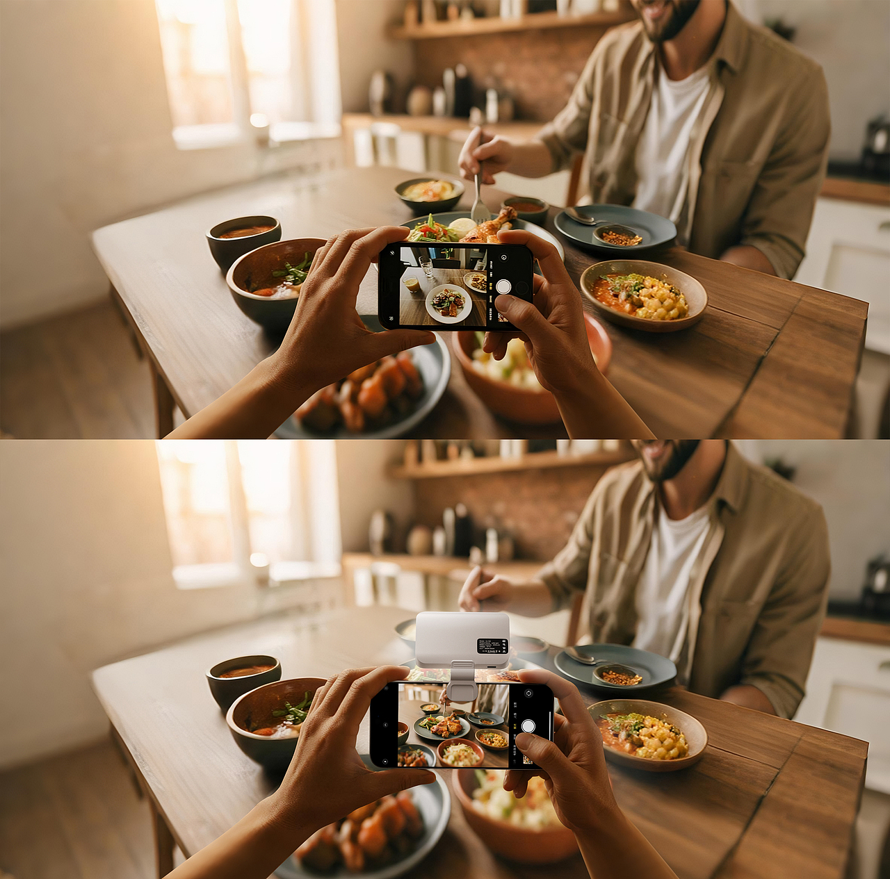 夹子补光灯-倍量单品渲染