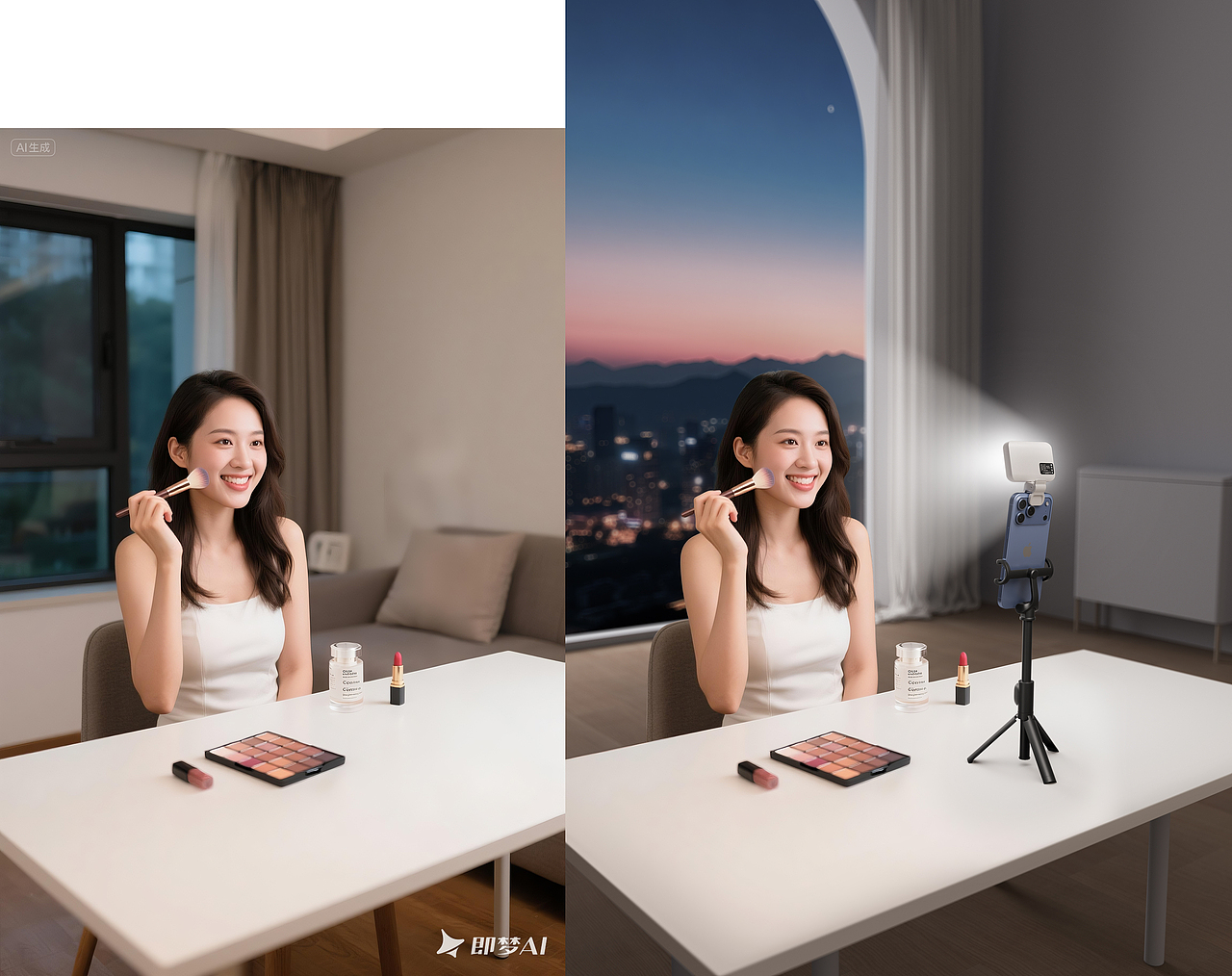 夹子补光灯-倍量单品渲染