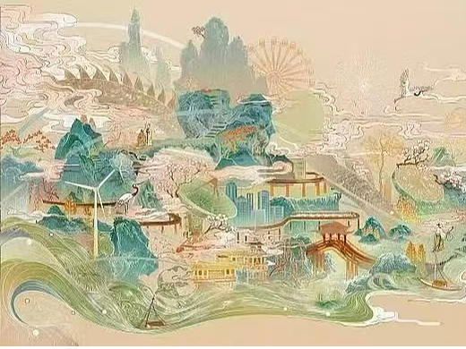国风插画设计