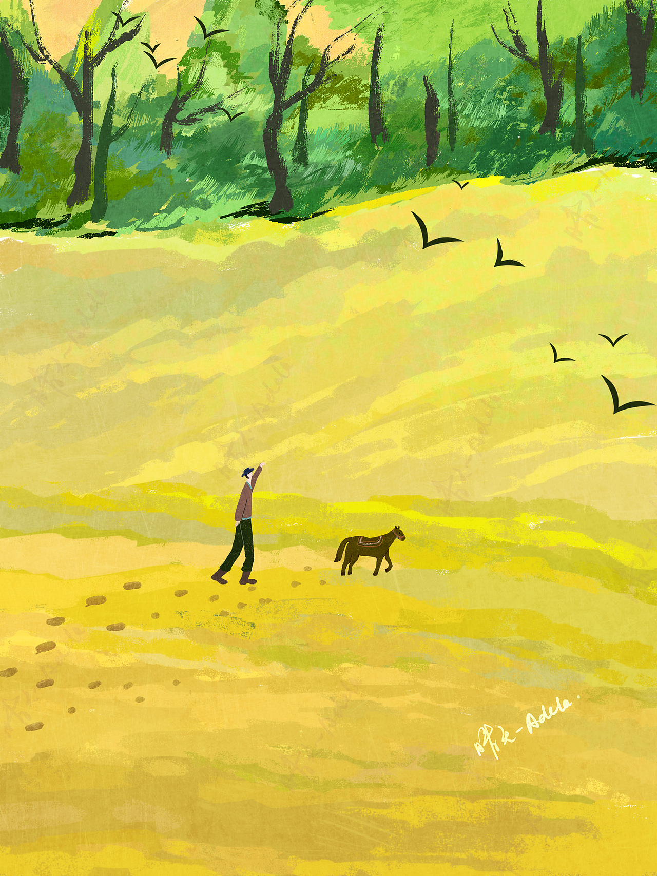 2025`九月作品合集来啦（图ZMzk3NTExOTQ4） - 商业插画 - 站酷设计师晴天Adela原创素材 - 站酷ZCOOL