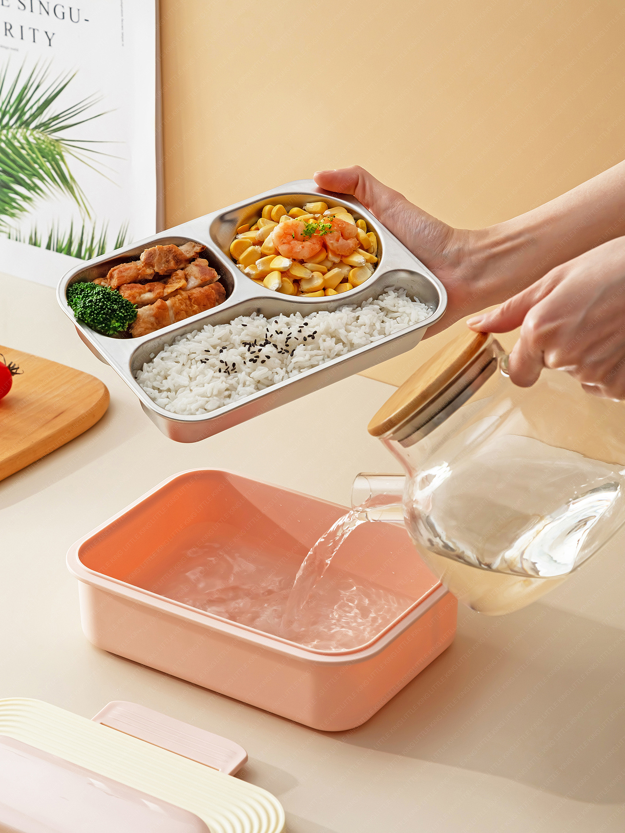 不锈钢保温饭盒实拍案例