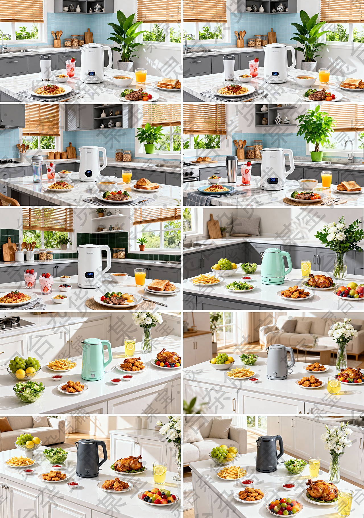 热水壶厨房场景