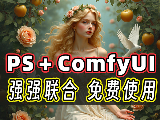 【橘子AI】PS和ComfyUI联合使用！用PS免费AI生成啦！