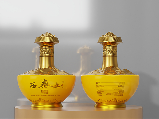 丰格创意作品#西泰山酒：山河壮阔，金酿传承
